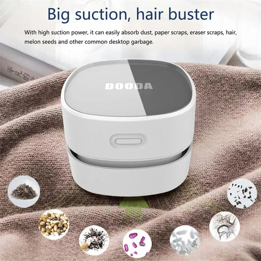 Small Sweet Robot Laptop Automatic Cleaning Desktop Vacuum Cleaner Laptop