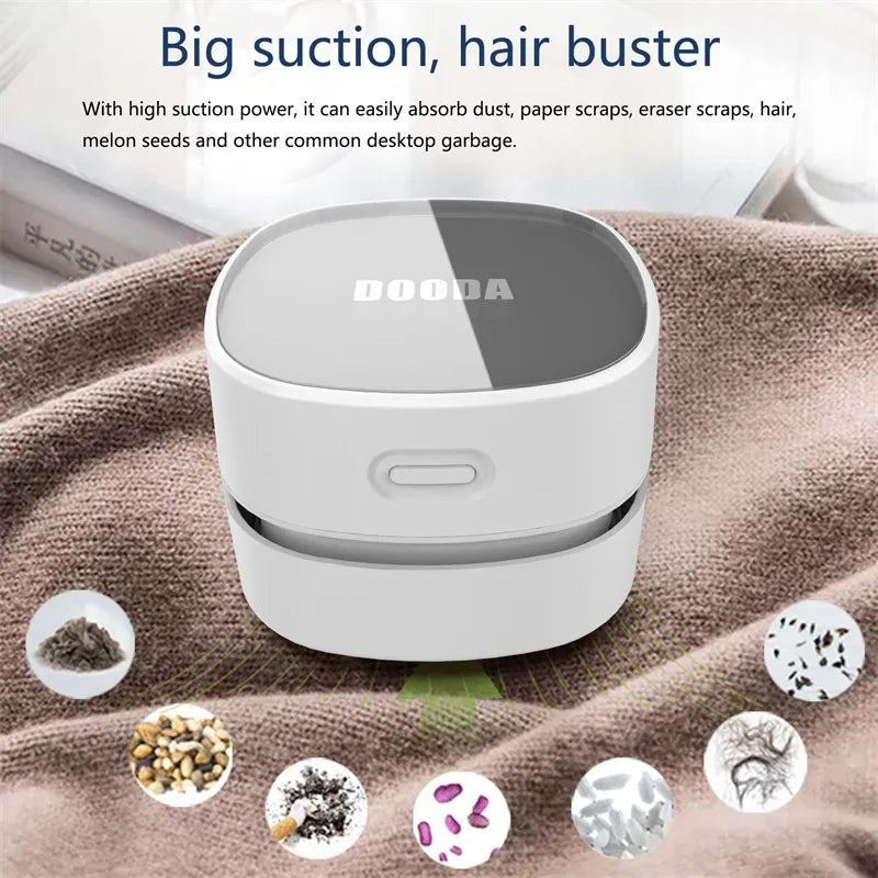 Small Sweet Robot Laptop Automatic Cleaning Desktop Vacuum Cleaner Laptop